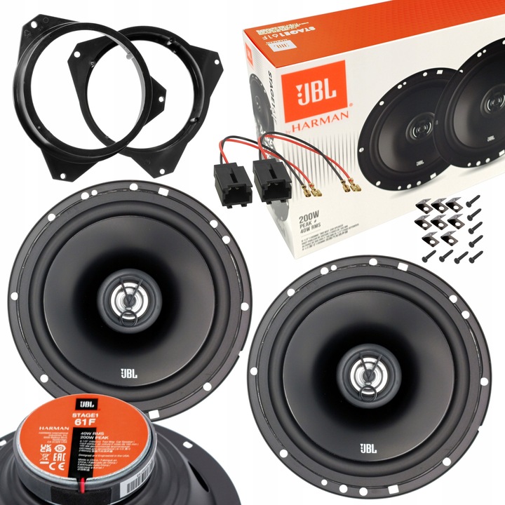 ALTAVOCES JBL 200W DE AUTOMÓVIL PARA CITROEN BERLINGO II PEUGEOT DE CARGA PARTE DELANTERA 