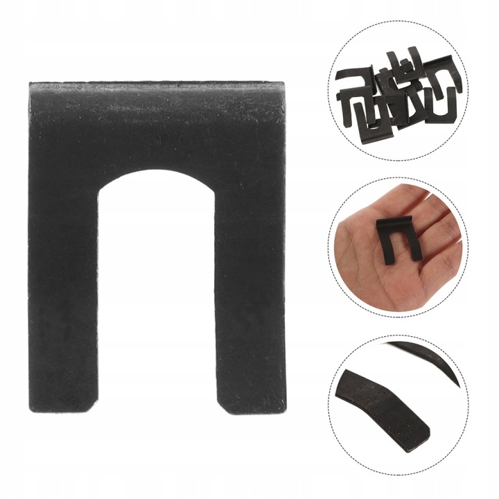 20PCS CAR BRAKE CABLE RETAINER CLIPS HEAVY-DUTY MÉTAL U SHAPED CLAMP