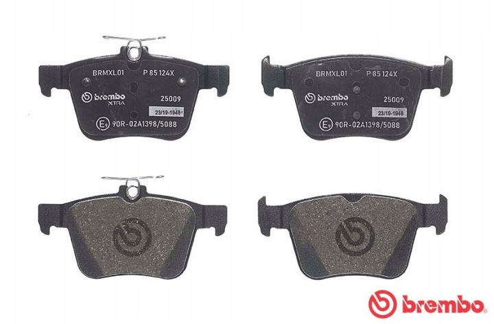 BREMBO DROIT 85 124X KLOCEK DE FREIN JEU