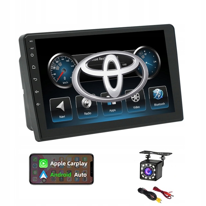 TOYOTA TACOMA 2017 RADIO 2DIN ANDROID12 4GB 6 