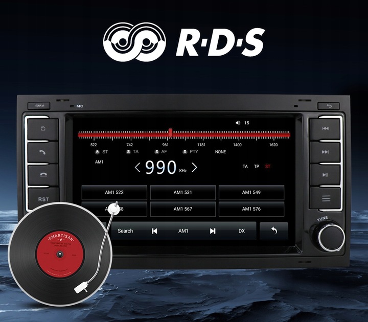 RADIO DIN ANDROID VW TRANSPORTER TOUAREG 2004-2011 