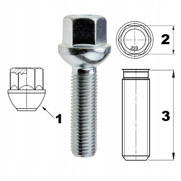 TORNILLOS SZPLIKI RUEDAS MERCEDES CLASE A W168 C W202 W203 E W124 W210 CLK SLK 