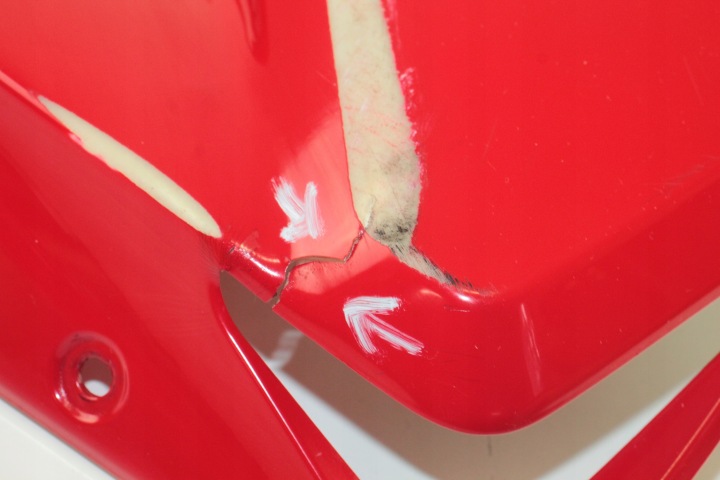 DUCATI 1098 07-08 DÉFLECTEUR D'AIR CÔTÉ COLLECTEUR DROIT PROTECTION