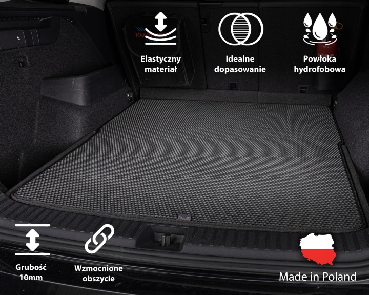 MERCEDES GLS II X167 SUV 7OS 2019- TAPIS VERS COUVERCLES DE COFFRE EVA