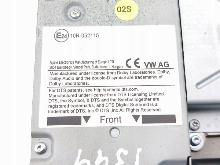 RADIO AVEC NAVIGATION AUDI Q3 (F3) 83A035063A 2.0L GASOLINE 110KW 2019