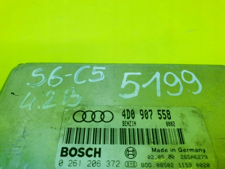 ORDINATEUR ECU CONTRÔLEUR MOTEUR AUDI A6 S6 C5 4.2 B