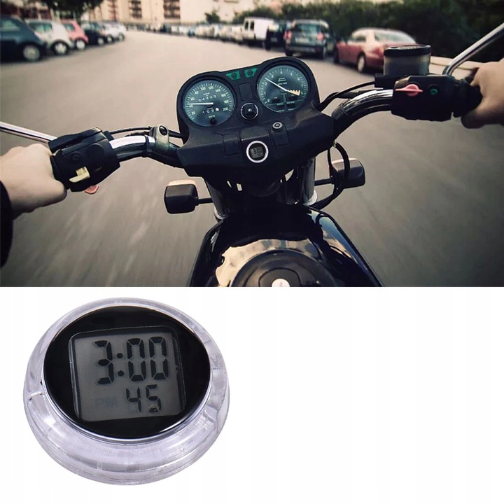 MINI RELOJ PARA MOTOCICLETA PARA PEGAR MOTOR QUAD 