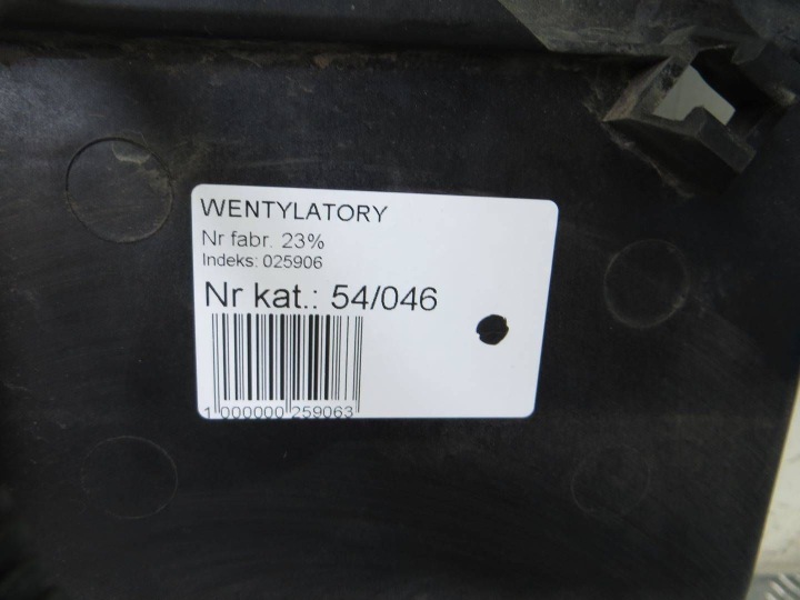 OPEL ZAFIRA C 2.0D VENTILATEUR RADIATEUR 3135104038 12-