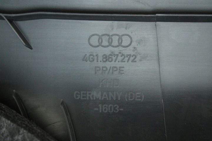 ORIGINALE PROTECTION REVÊTEMENT SEUIL DROIT AVANT AUDI A7 C7 4G1867272 32KM!