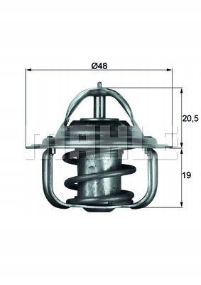 THERMOSTAT OPEL 85C VECTRA/ASTRA MAHLE TX 53 85D THERMOSTAT FLUIDE REFROIDISSANT