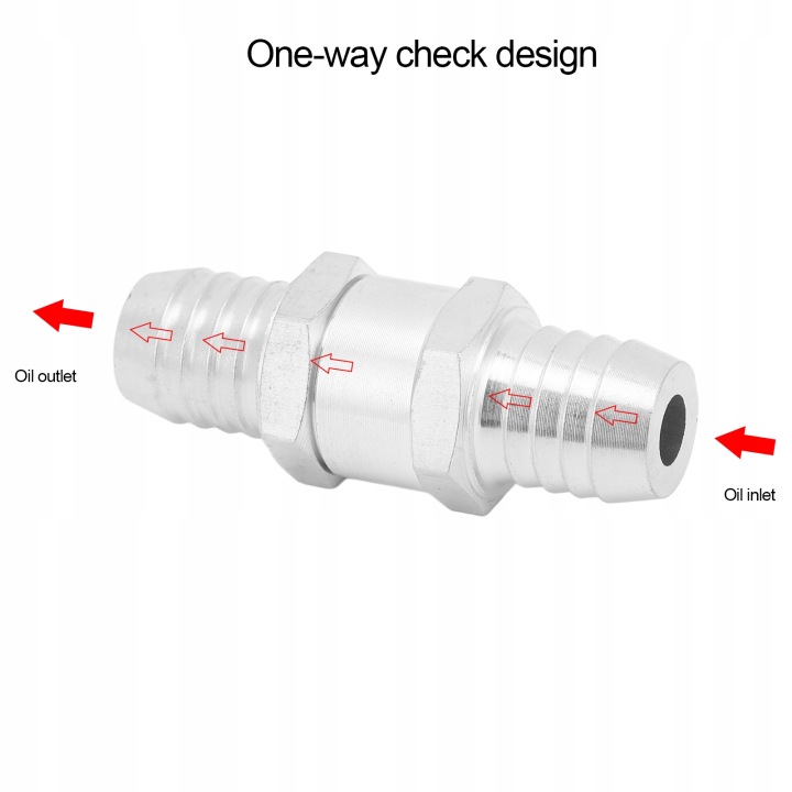 JEDNOKIERUNKOWY SOUPAPE INVERSE INVERSE STOP ALUMINIUM UNIVERSEL VERS T9 Q1