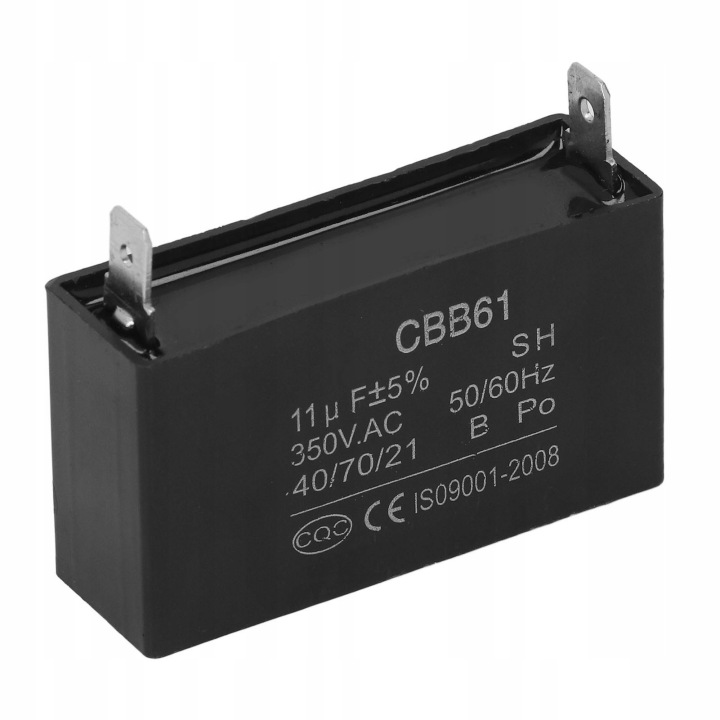CONDENSATEUR PRADOTWORCZY CBB61 ABS 11ΜF 350V VERS RÉFRIGÉRATEURS CLIMATISEUR