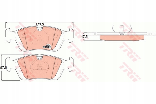 ZAPATAS DE FRENADO BMW P. E36 316- 325 09- 90- 2000 