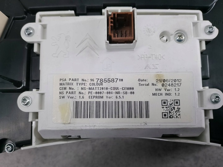 COMPTEUR PEUGEOT 508 I SW 9800420680 9678558780 2.0 HDI
