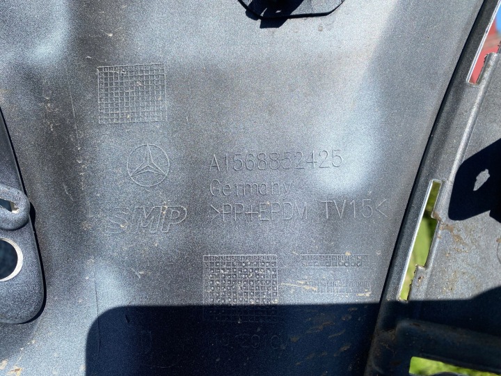 MERCEDES 156 GLA AMG PARE-CHOCS SPOILER CHROME SILENCIEUX ARRIÈRE 1568852425 ORIGINAL