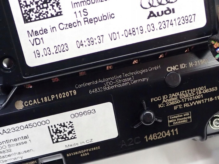 COMPTEUR TABLEAU DE BORD EUROPE VIRTUAL 83A920700G AUDI Q3 II 83A 1.5 TFSI 23R