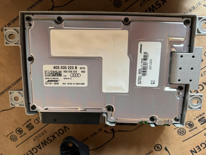 AUDI A6 C7 SONORISATION HAUT-PARLEURS AMPLIFICATEUR SUBWOOFER BOSSE KOM 4G5035223B