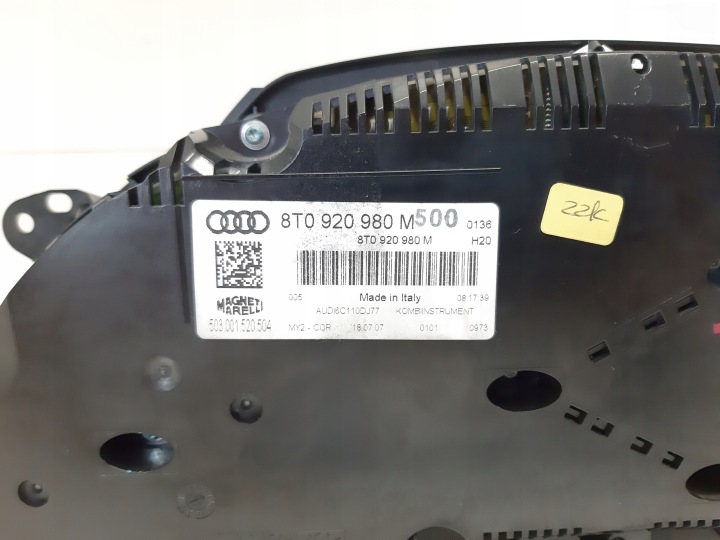 AUDI A5 8T 3.0 TDI COMPTEUR TABLEAU DE BORD 8T0920980M