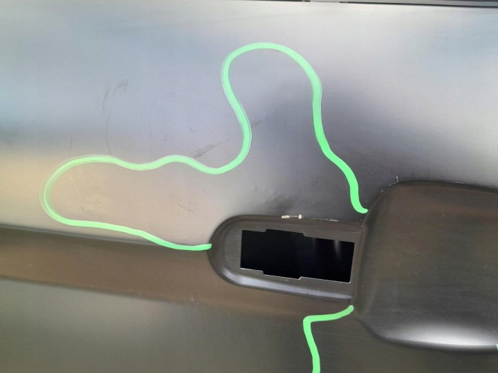 FORD TRANSIT CONNECT 14- PORTES ARRIÈRE DROIT ORIGINAL