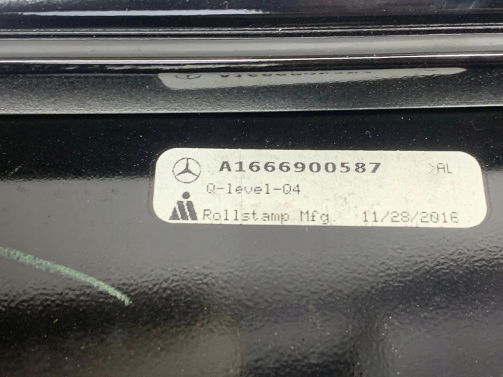 MERCEDES-BENZ ML W166 MOULURE VITRES COUPÉ GAUCHE CÔTÉ A1666900587 2013