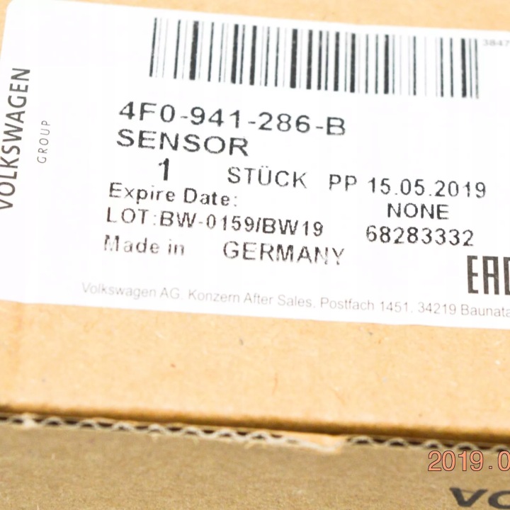 AUDI A6 C6 CAPTEUR NIVEAU AVEC BIEGAMI DROIT AVANT 4F0941286B
