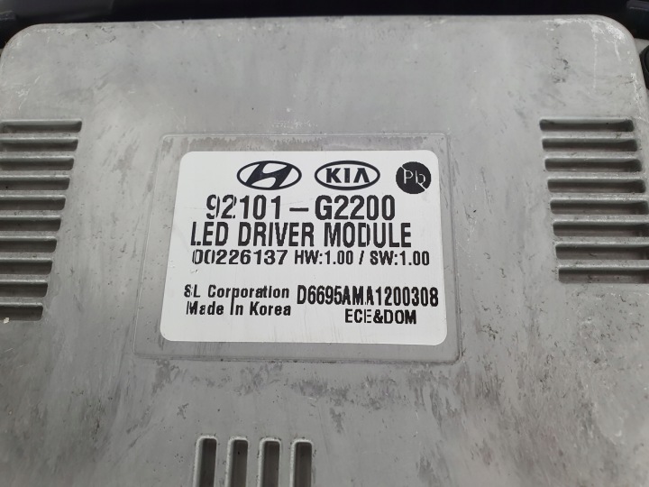 HYUNDAI IONIQ LIFT 19-22 PHARE COMPLET LED AVANT AVANT DROITE DROIT 92102-G2