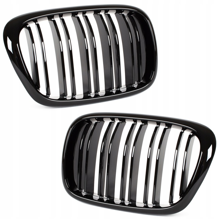2× GRILLE GRILLES GRILLES CALANDRE VERS BMW 5 E39 1995-2003 M LOOK NOIR