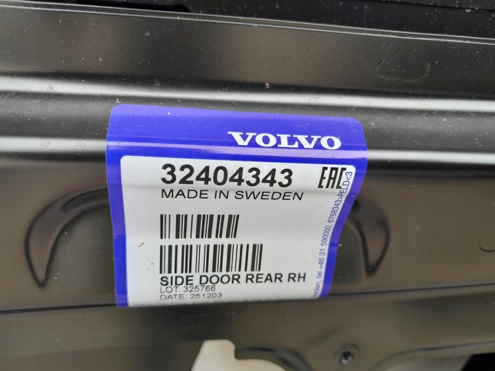 VOLVO V60 19- PORTES ARRIÈRE ARRIÈRE DROIT ORIGINAL