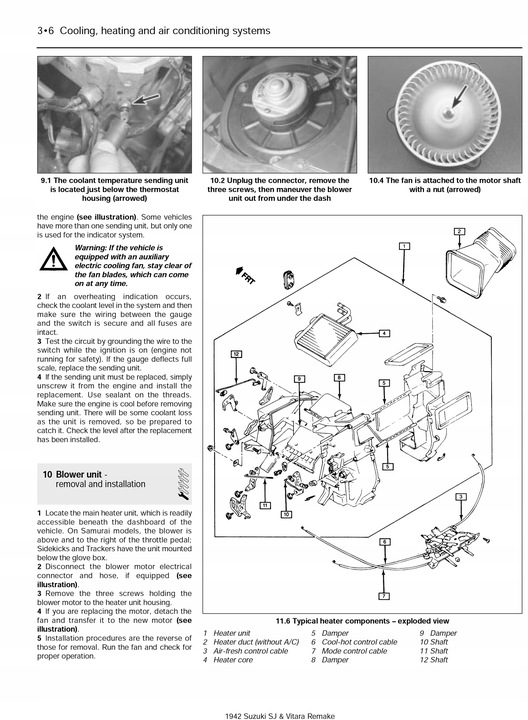 SUZUKI SJ (1982-1997) REPARACIÓN I SERVICIO HAYNES 