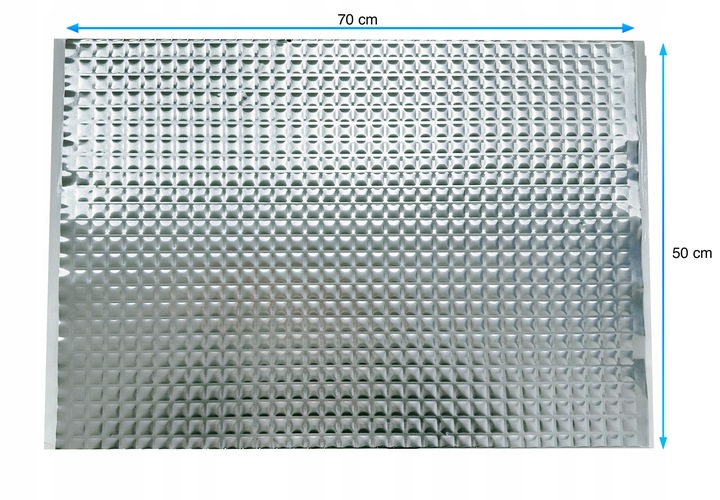 MATA GARSUI NELAIDI BUTILO BITUMINĖ ALUBUTYL 2MM 50X70CM W ARKUSZACH nuotrauka 2