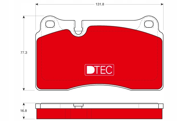 ZAPATAS DE FRENADO - JUEGO DTEC COTEC GDB1670DTE 