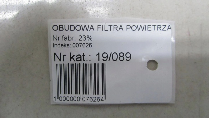 VOLVO V40 II 2.0D CHÂSSIS FILTRE AIR 12-17