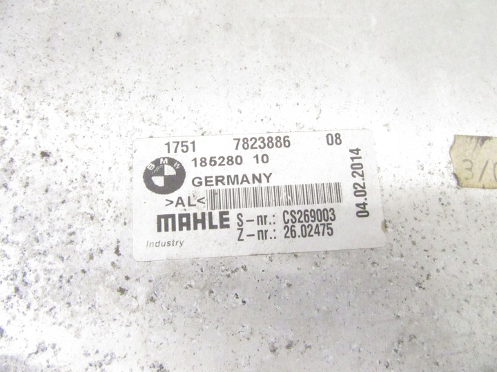 ÉCHANGEUR AIR-AIR RADIATEUR BMW E70 E71 F01 F02 F10 F11 F15 F16 M50D N57D30C 381