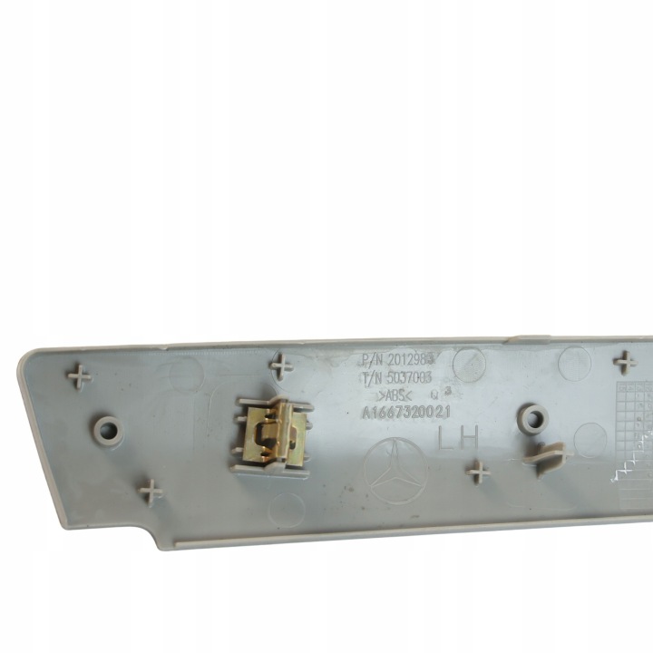 MERCEDES ML W166 MOULURE DÉCORATIVE ARRIÈRE PORTES GAUCHE BEIGE A1667320021