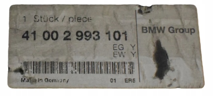 BMW X1 E84 PANNEAU ARRIÈRE ARRIÈRE CLOISON 41002993101