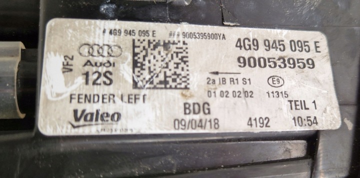AUDI A6 C7 4G9 UNIVERSEL LIFT 14- PHARE ARRIÈRE ARRIÈRE GAUCHE