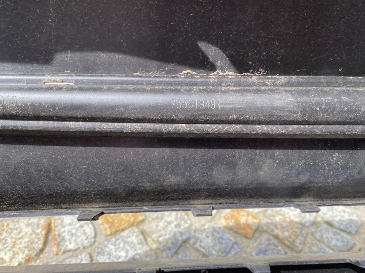 FIAT 500 LIFT PARE-CHOCS AVANT 735619491 ORIGINAL