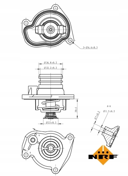 NRF 725008 TERMOSTAT, MATERIAL DE REFRIGERACIÓN 