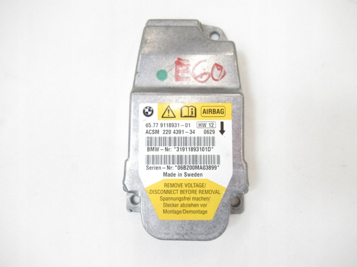 CONTRÔLEUR COUSSINS AÉRIEN BMW E60 E61 E63