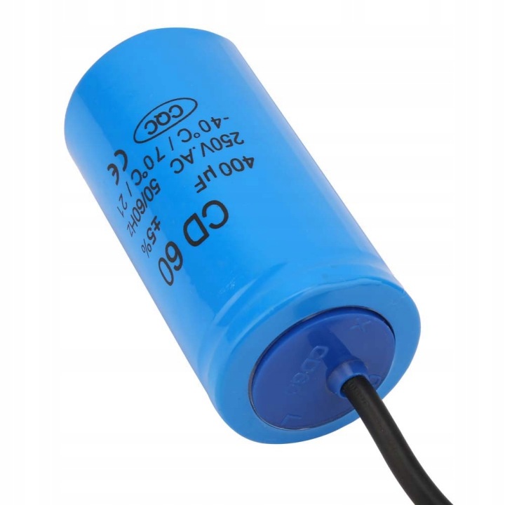 CONDENSATEUR CD60 250V 400UF DÉMARREUR BOBINE VERS MOTEUR ÉLECTRIQUE