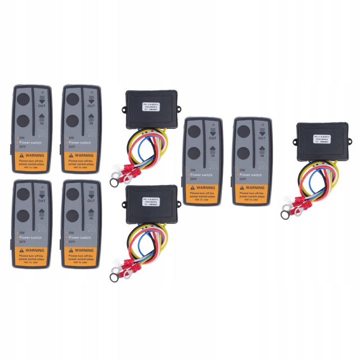 6 PCS UNIVERSEL SANS FIL TÉLÉCOMMANDE WCIAGARKI AVEC ODBIORNIKIEM 3 434 2C
