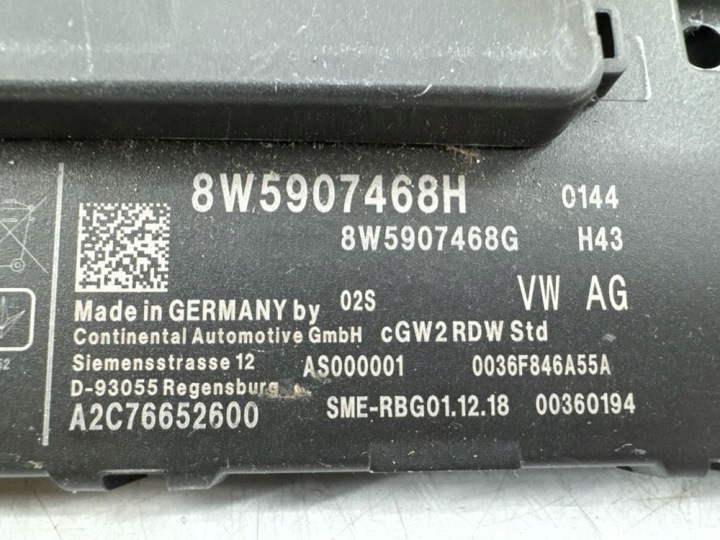 AUDI A4 S4 B9 2019 MODULE COMMANDE GATEWAY
