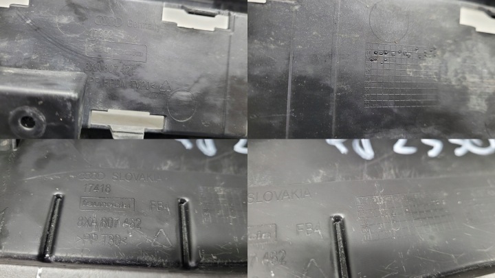 DIFFUSEUR SPOILER DOUBLURE PARE-CHOCS ARRIÈRE ARRIÈRE ARRIÈRE AUDI A1 8X 8XA LIFT S-LIN