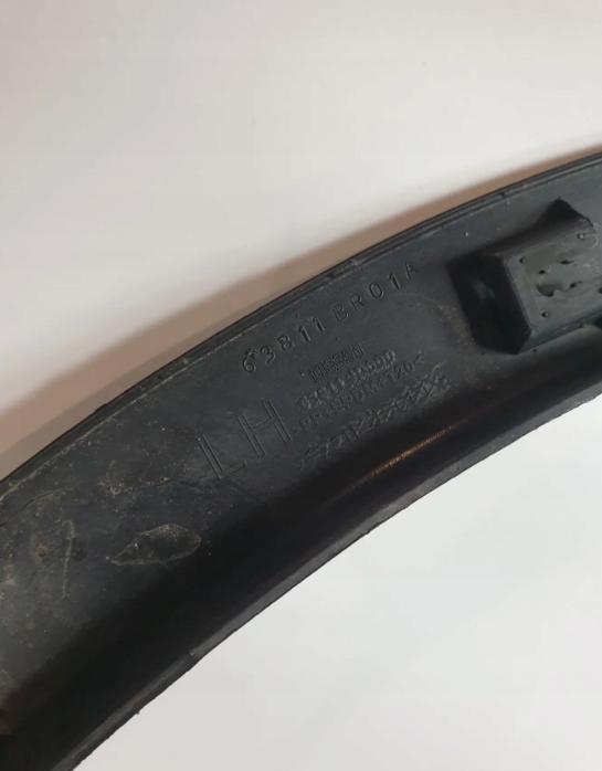 NISSAN QASHQAI I 1 J10 MOULURE GARDE-BOUE GAUCHE AVANT DROITE ARRIÈRE 63811BR01A