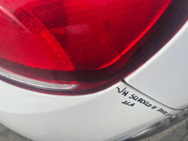VW SCIROCCO III PHARE DROITE ARRIÈRE DROIT ARRIÈRE