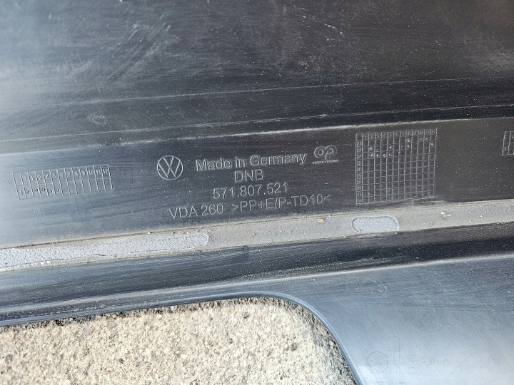 BAS PARE-CHOCS ARRIÈRE VW TIGUAN III 4XPDC 571807521