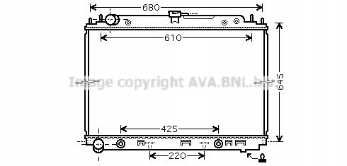 636 138 636 138 RADUADOR NISSAN NAVARA II 05- 