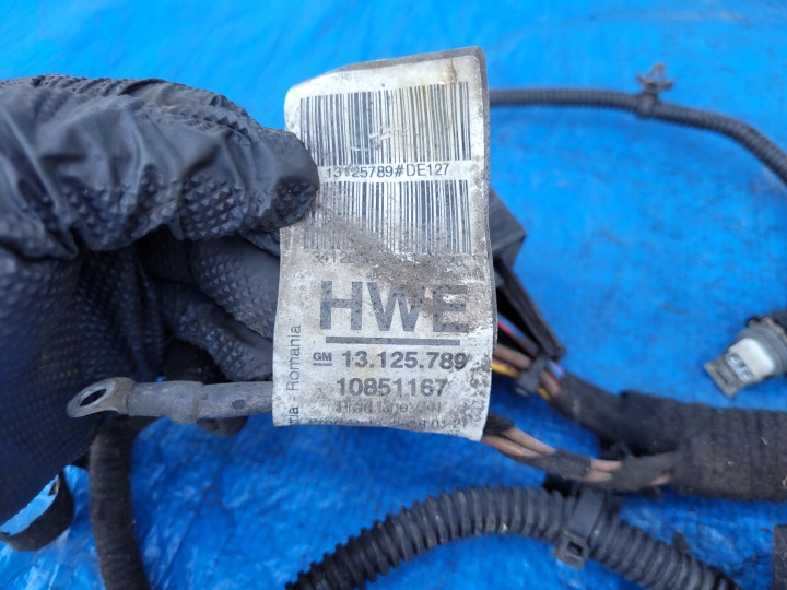 OPEL-CZESCI ASTRA H FAISCEAU DE CÂBLES INSTALLATION ÉLECTRIQUE VENTILATEURS 1.7 Z17DTH 13125789