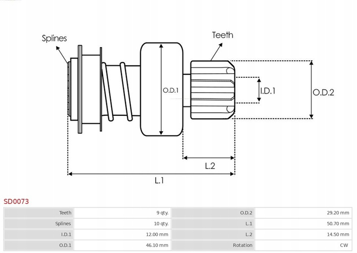 AUTOSTARTER BENDIX ARRANCADOR 