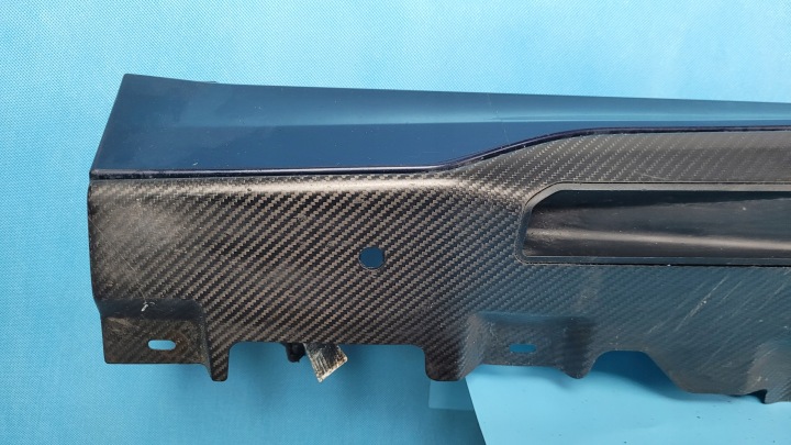 BMW X6 III G06 MOULURE SEUIL GAUCHE CARBONE MODULE 8069995 7946663 2469973